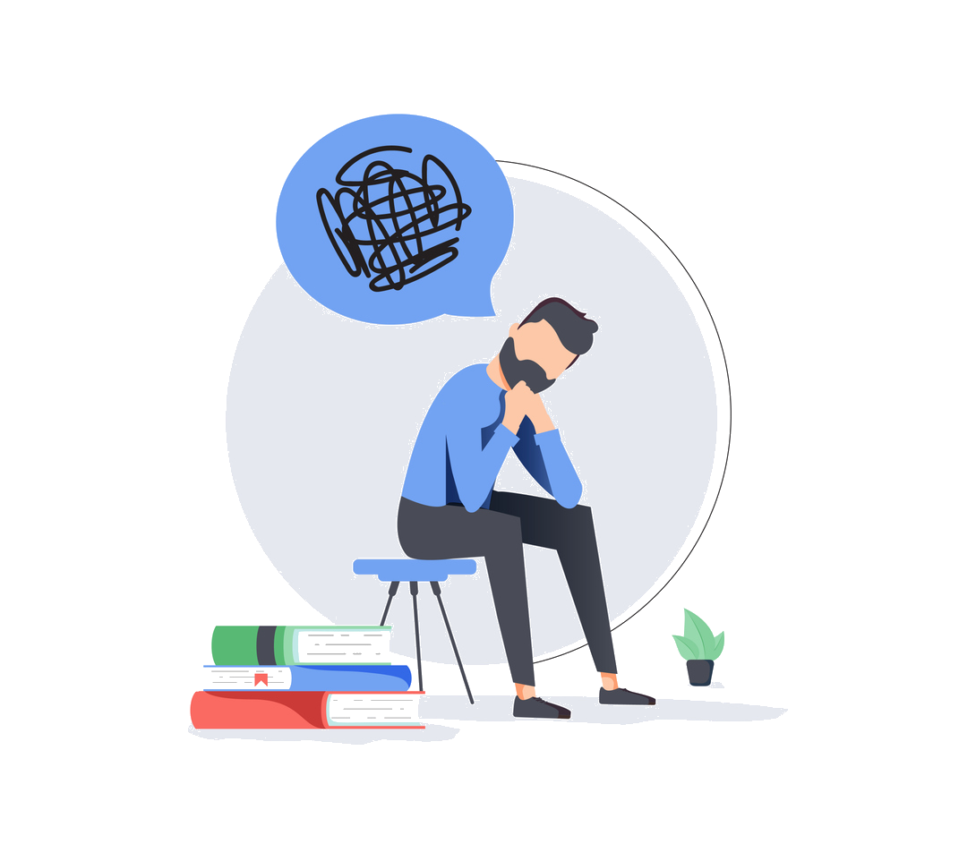 お悩みイラスト